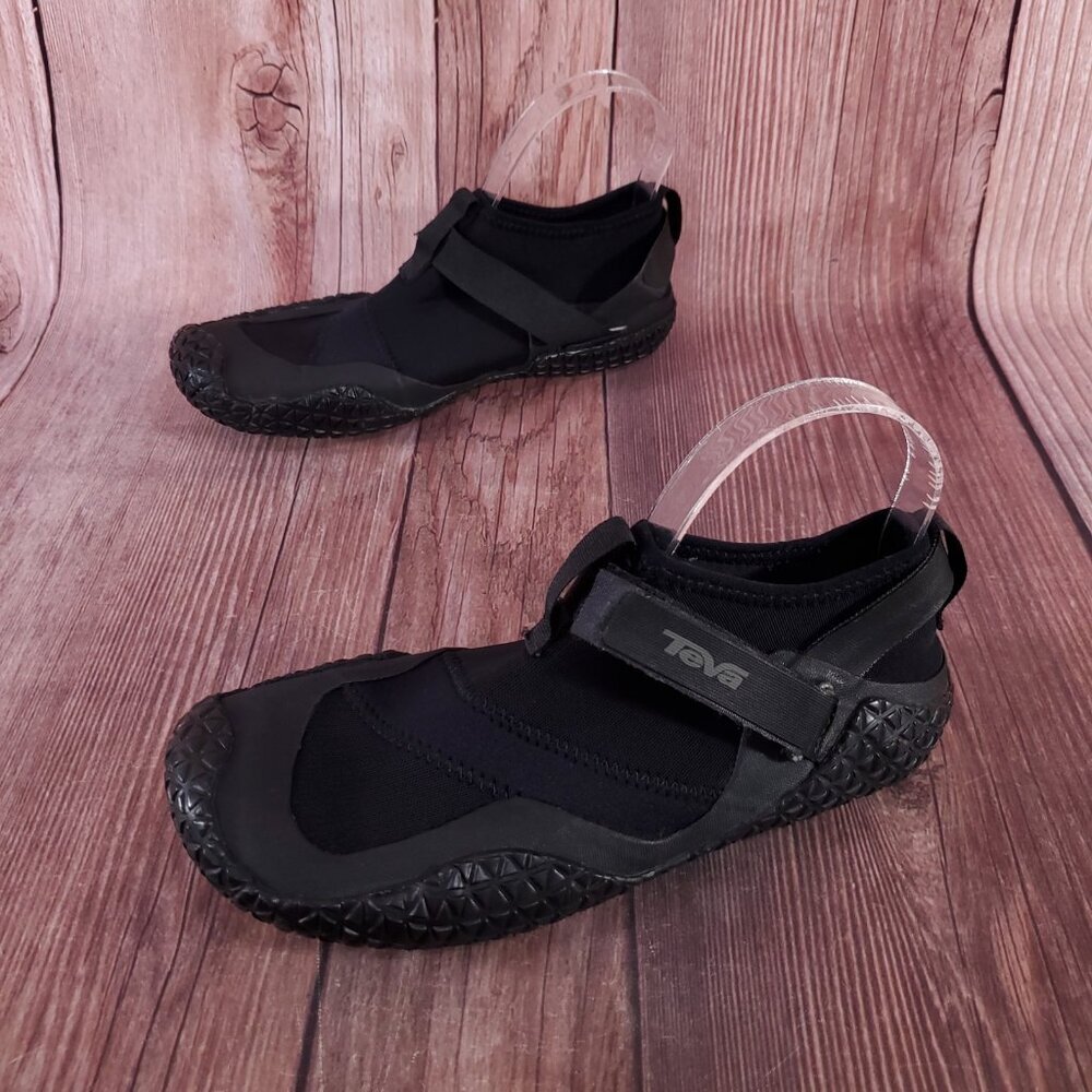 Teva Mens Size 8 Sling King Water Kayaking Wading Shoes Closed Toe Black 4102